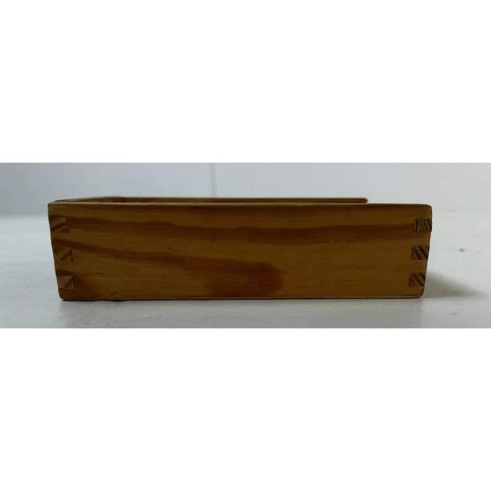 Vintage Wooden African Animal Dominoes 27 Pieces With Wooden Box Case